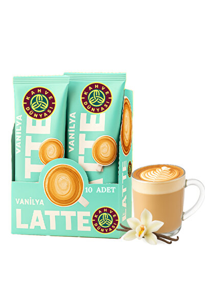 Kahve Dünyası Özel Seri Sıcak Vanilyalı Aromalı Caffe Latte 10'lu