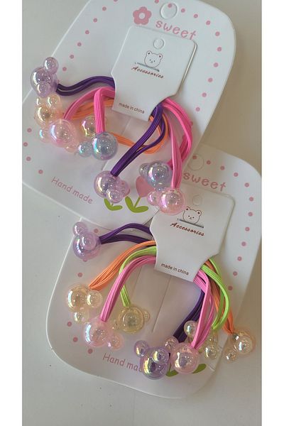 GÜLPEŞE Set of 4 Elastic Bead Buckles Hd-24