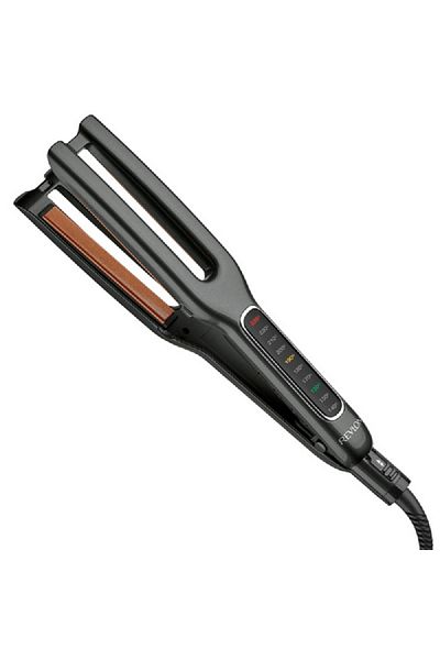 Revlon Double Straight Copper Ceramic Dual Plate Hair Straightener Black Length:36 cm