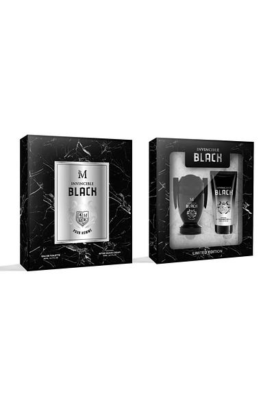 Intisimo Gift Set Invincible Black Case, Men, Perfume 50 ml+After Shave 50 ml - Montage Brands