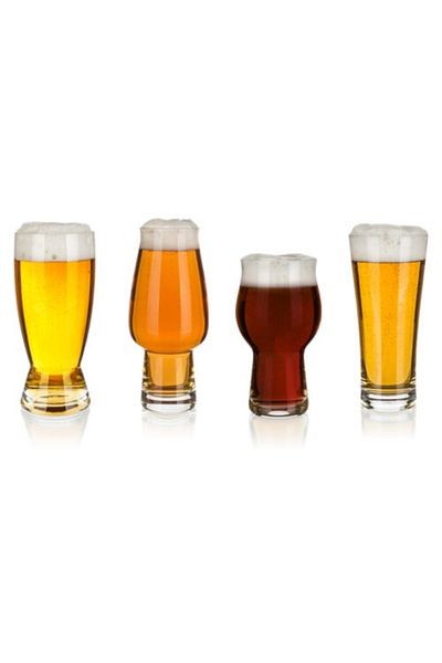 MAISON FORINE Set of 4 mixed craft beer glasses, Craft I