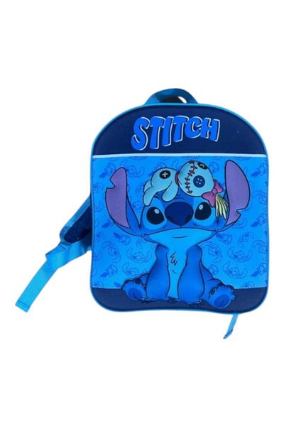 Stitch Ghiozdan Copii 3d, 30x26x10 Cm, Albastru, Bretele Ajustabile,
