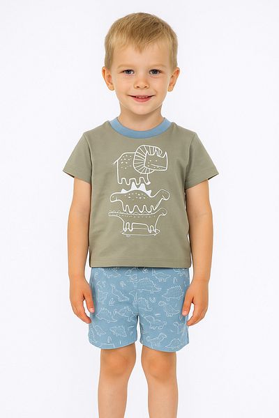 Fuar Baby Baby Boy Children's 100% Cotton Shorts Set (1-4 Years)