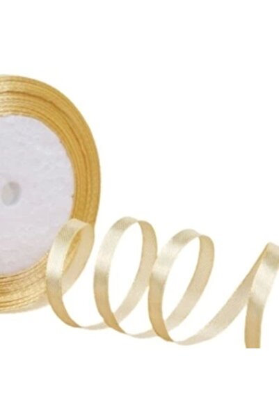 P Parla Panglică din satin caramel de 6 mm - 10 metri