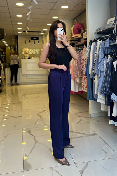 Vosse Ekol Parlement Bol Paça Saten Pantolon