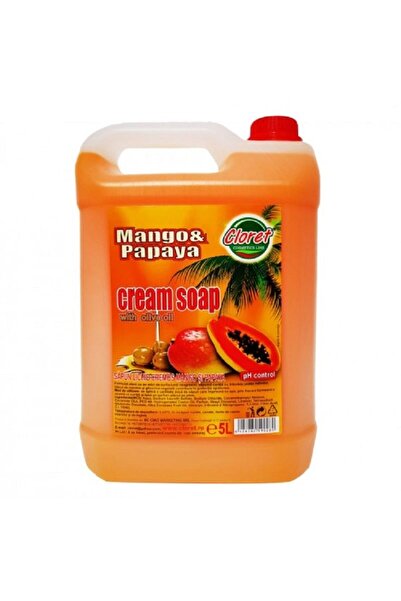 Cloret Săpun lichid Mango și Papaya, Cloret, 5L