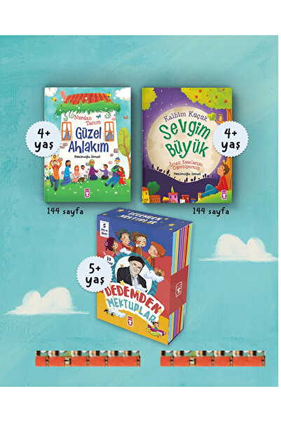 Gülce Kitap 4-5 +Yaş- Nurdan Tacım Güzel Ahlakım, Kalbim Küçük Sevgim Büyük, ...