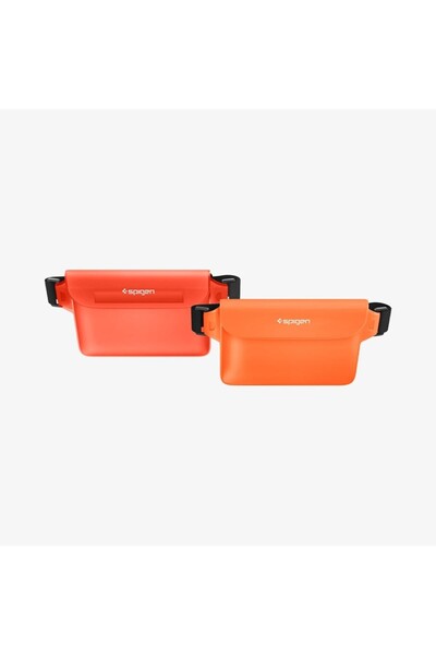 Spigen Aqua Shield Waterproof Ipx8 Waterproof Waist Bag (2 Pieces) A620 Sunset Orange - Amp06021