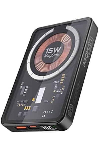 Promate TransPack-10 Magnetic Wireless Power Bank 10000mAh