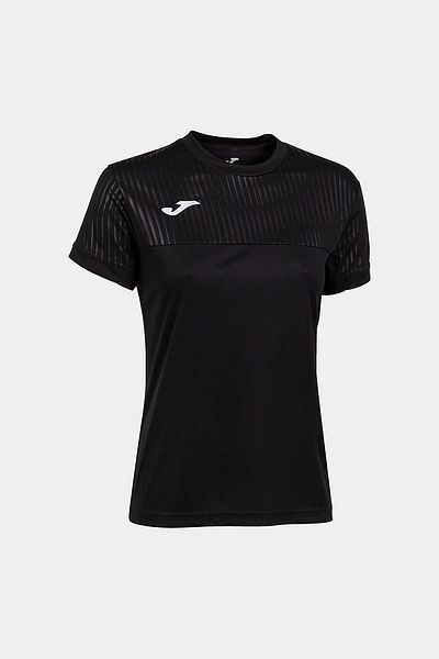 Joma Women's Football Match Jersey Montreal Short Sleeve Black 901644.100