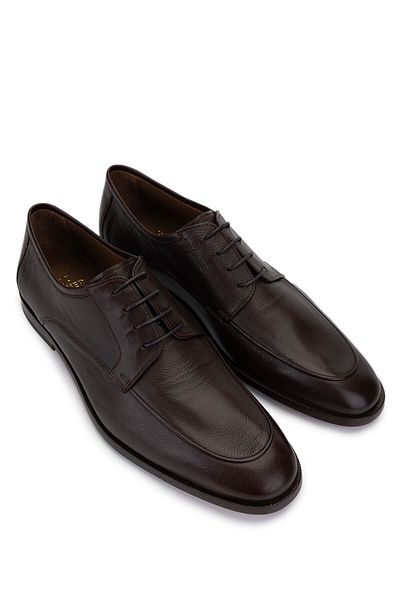 Tamer Tanca Men's Genuine Leather Brown Classic Shoes