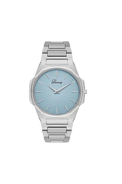 Luxure Men's Watch with Modern Design in Silver Color
