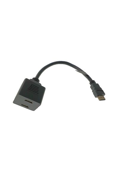 Lanberg Lanberg TV adapter splitter HDMI AM male to 2 HDMI AF female ports with 20cm cable, black