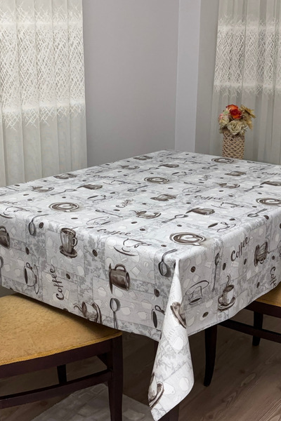 decorekor Astarlı Silinebilir Hijyenik Muşamba Pvc Masa Örtüsü 1261-2