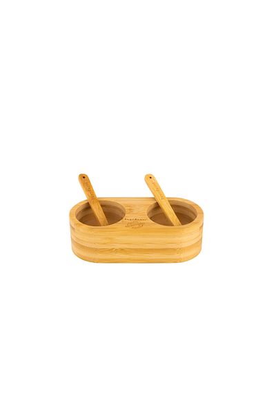 Bambum Naumi 2 Compartment Spice Rack with Spoon