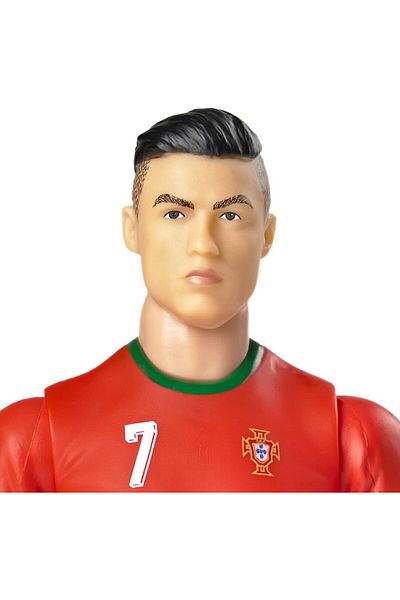 Banbo Toys Cristiano Ronaldo figurine, Portugal national team, 20 cm, articulated with ball included, number 7