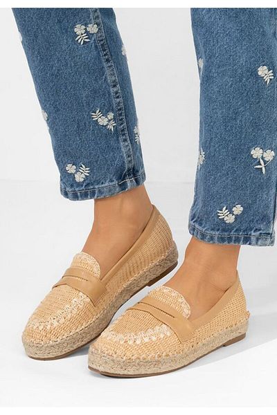 B T Shoes Women's Charla beige espadrilles