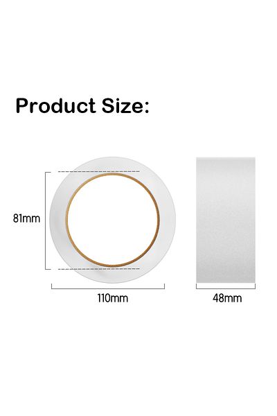 Deli 30213 Packing Tape, 48mm×100y×45um, Transparent, 6 Rolls/Tube – For Sealing Cartons