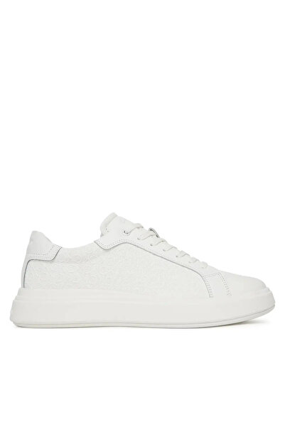 Calvin Klein CHUNKY LOW TOP LACE UP MONO Beyaz Erkek Günlük Casual Ayakkabı