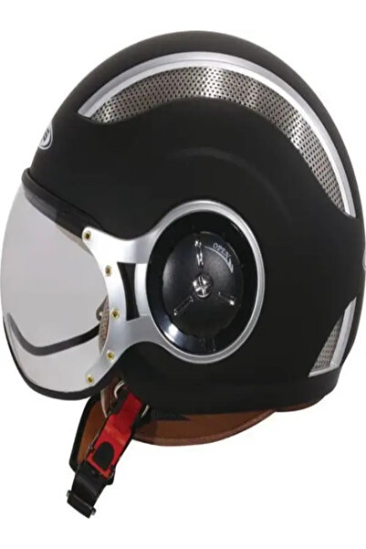 ZEUS MOTOSIKLET KASKI ZS218 BROWN SS2 YELLOW S