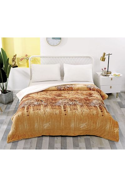 FIONNA.RO Cocolino Blanket with Fur - In The Jungle