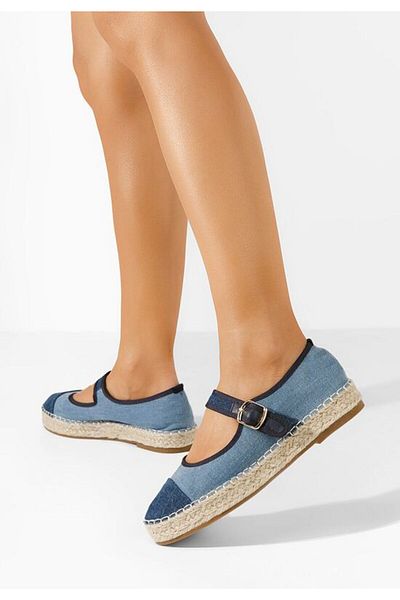 B T Shoes Espadrile dama Melania V2 denim