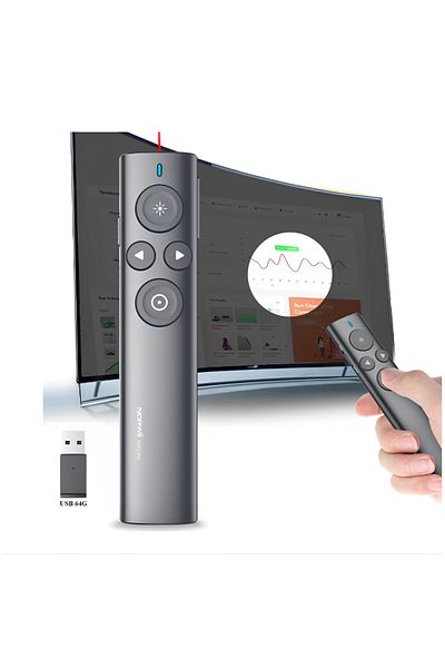 BALQRA Professional wireless laser for presentations BALQRA®, Remote control with integrated pointer, USB disk 64G