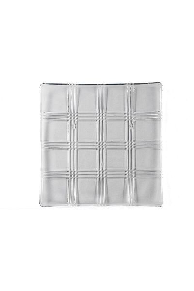 Mikasa Moor Square 2-Piece Glass Plate 28x28x2cm