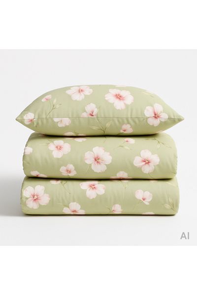 Pazar Home Bedding Bazaar Home Otranto Printed Cotton 6 Piece King Size Bedspread with Stitched Filling