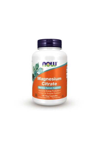 Now Foods Magnesium Citrate, 120 Veg Capsules