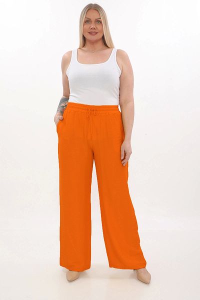Lady Majestic Viscose Large Size Pantalon