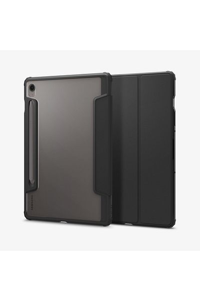 Spigen جراب Ultra Hybrid Pro لجهاز Samsung Galaxy Tab S10 FE+ شفاف مع حامل قلم S - أسود