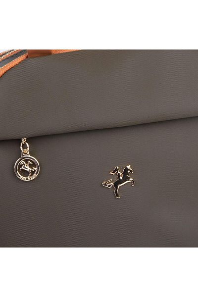 Nas Bag Geantă de umăr și crossbody cu mai multe compartimente pentru femei (25x20 cm) Green Tan Buzzy
