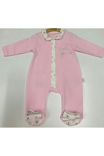 monami kids Butterfly Detailed Girl's Jumpsuit