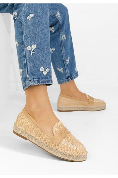 B T Shoes Women's Charla beige espadrilles