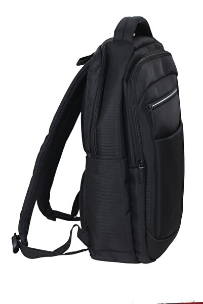 RIYA Laptop Backpack with USB Port - Waterproof Travel School Bag for Men Women - Black Unisex