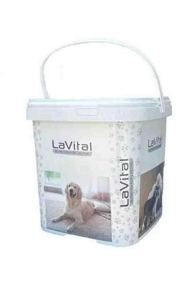 La Vital Lavital Food Storage Bucket for Cats and Dogs 4 kg Capacity