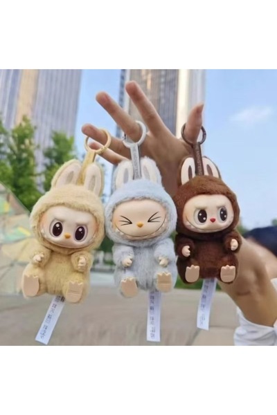 LABUBU Oyuncak Peluş Bebek Ayıcık Anahtarlık Renk Seçimi Sürpriz