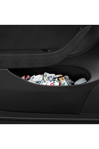 Spigen Tesla Model Y (2024-2023) Trash Can + Include 50Pcs Garbage Bags Black To281 - Acp09183