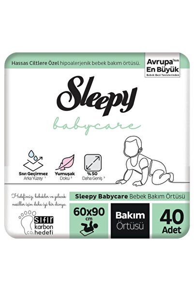 Sleepy غطاء العناية بالطفل 60x90 سم 4x10 40 قطعة