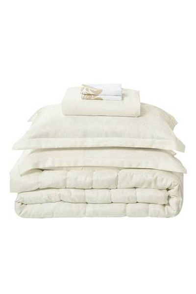 Pearrlla Valentini Jacquard Luxury 8 Piece King Size Bedspread with Stitched Filling