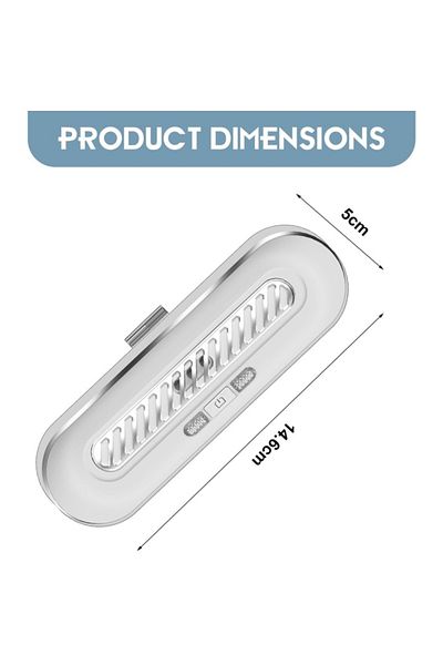 OEM Portable Air Freshener with Ozone Generator for Refrigerator, White