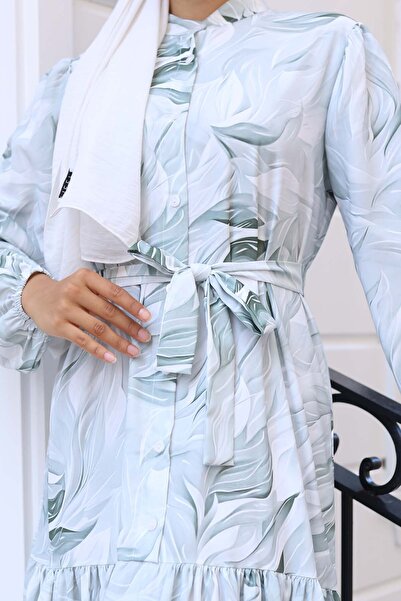 benguen Φόρεμα Hijab με σχέδιο Çağla 534