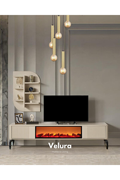 Velura Home & Living Venti Siyah Tv Ünitesi