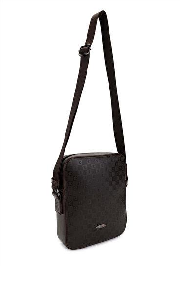Tamer Tanca Men's Vegan Brown Messenger Bag