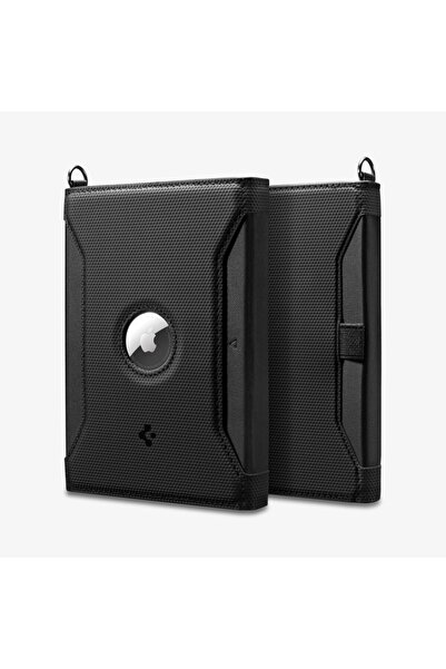 Spigen Passport Holder Rfid Protected Airtag Supported Travel Bag Passport Wallet Black - Afa08852