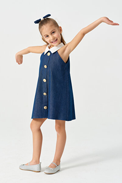Denim jile elbise