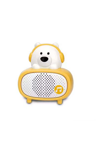 divendi-ro Microphone and speaker for karaoke, for children 3 years+, Bluetooth, Plastic, White-Yellow