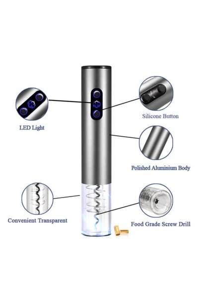 OEM Tirbușon electric cu accesoriu pentru tăiat folia