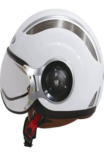 ZEUS MOTOSIKLET KASKI ZS218 WHITE S